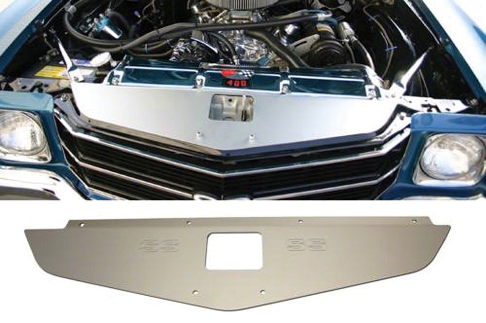 Gearhead Chrome Radiator Core Support Panel For 1968-1977 Chevy Chevelle & El Camino – Heavy Duty