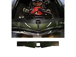 Chevelle Core Support Filler Panel, Black Anodized, 1968-1969