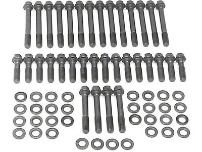 Chevelle Cylinder Head Bolt Kit, Small Block, For Performer, Performer RPM & E-Tec Aluminum Heads, Edelbrock, 1964-1972