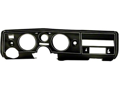 OPR Chevelle Dash Face Plate, For Astro Ventilation And No Air Conditioning, 1969