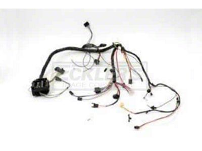 Chevelle Dash Wiring Harness, Main, For Cars With Standard Sweep Dash & Seat Belt Warning, 1972