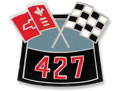Chevelle Decal, Cross Flags, 427, 1964-1972