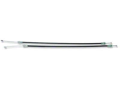 Disc Brake E-Brake Cables,Rear,64-72