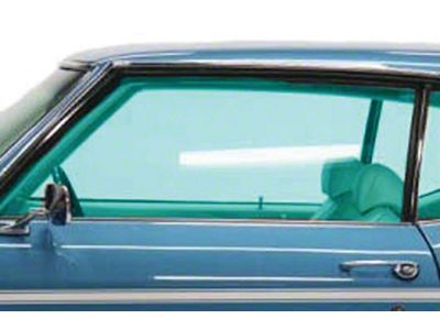 Chevelle Door Glass, 2-Door Coupe & Convertible, Left Hand,1969