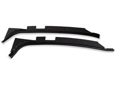 Chevelle Door Jamb Windlace, Black, 2-Door Coupe & Convertible, 1968-1969