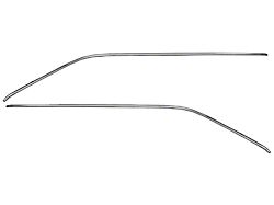 Chevelle Drip Rail Moldings, Coupe, 1966-1967