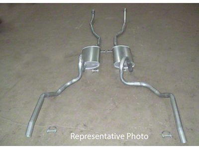 Dual Exhaust System, BB, Exc Wagon, 66-67