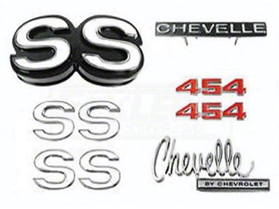 Chevelle Emblem Kit, Super Sport 454, 1970