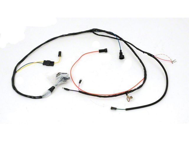 Chevelle Engine Wiring Harness, 327/350hp L79, For Cars With Warning Lights & Without Air Conditioning, 1966
