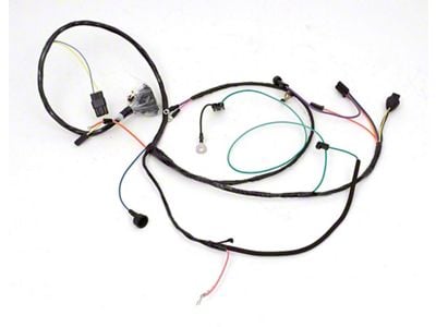 Chevelle Engine Wiring Harness, 327/350hp L79, For Cars With Warning Lights & Air Conditioning, 1966