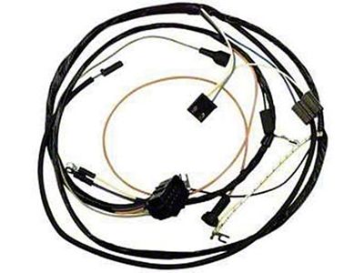 Chevelle Engine Wiring Harness, Big Block, For Cars With Factory Gauges & Manual Transmission, 1972