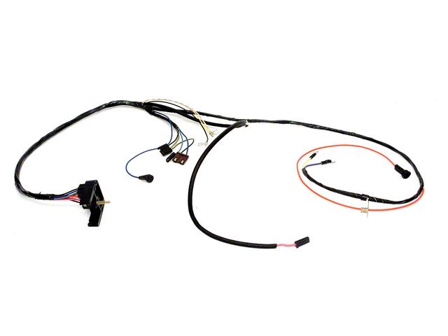 Chevelle Engine Wiring Harness, Small Block, For Cars With Factory Gauges & Idle Stop Solenoid, 1969
