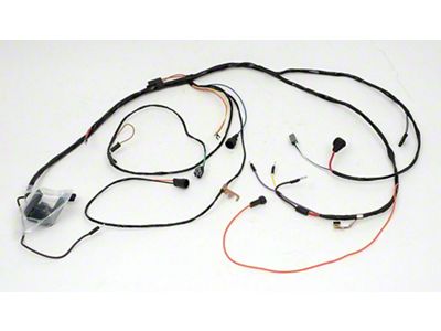 Chevelle Engine Wiring Harness, Small Block, For Cars With Warning Lights & Turbo Hydra-Matic TH400 Automatic Transmission, 1972