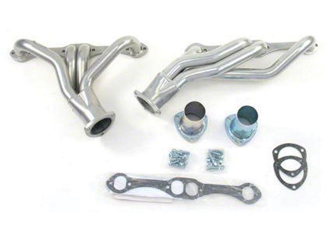 Chevelle Exhaust Headers, Small Block, Shorty Style, For Cars With Manual Transmission & Floor Shift, 1964-1972