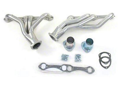 Chevelle Exhaust Headers, Small Block, Shorty Style, For Cars With Manual Transmission & Floor Shift, 1964-1972