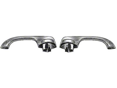 Chevelle Exterior Door Handles, Without Buttons, 1970-1972