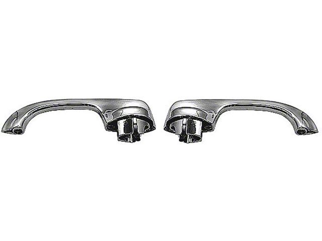 Chevelle Exterior Door Handles, Without Buttons, 1970-1972