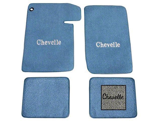 Chevelle Floor Mats, Fawn, 4-Piece Set, 80/20 Loop, ACC, 1964-1967