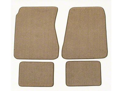 Chevelle Floor Mats, Fawn, 4-Piece Set, 80/20 Loop, ACC, 1968, 1968-1972