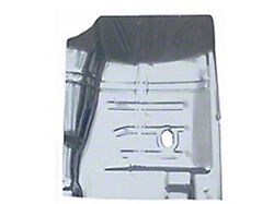 OPR Floor Pan With Partial Tunnel, Front, Right (64-67 Chevelle; 64-67 Malibu)