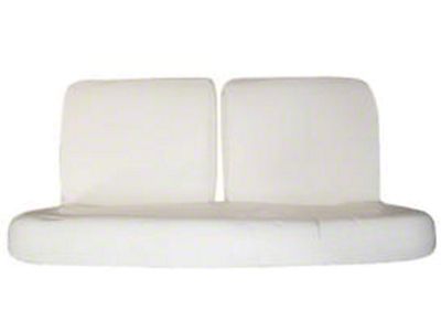 Chevelle Front Bench Seat Thick Foam Cushion Set, Without Back Support Springs, 1971-1972
