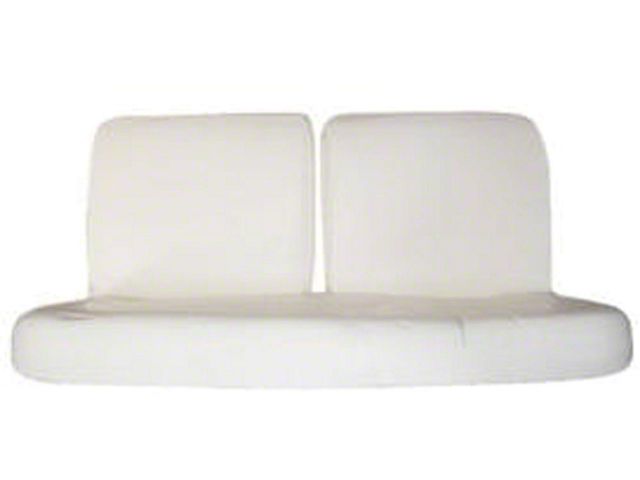 Chevelle Front Bench Seat Thick Foam Cushion Set, Without Back Support Springs, 1971-1972