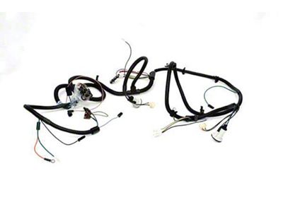 Chevelle Front Light Wiring Harness, 6 Cylinder, Small Or Big Block, 1972