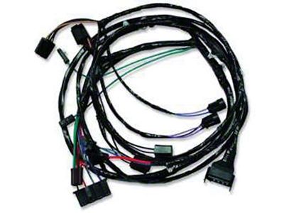 Chevelle Front Light Wiring Harness, For Cars With Factory Gauges, 1964