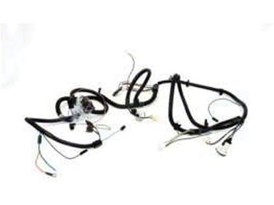 Chevelle Front Light Wiring Harness, For Cars With Factory Gauges, 1965
