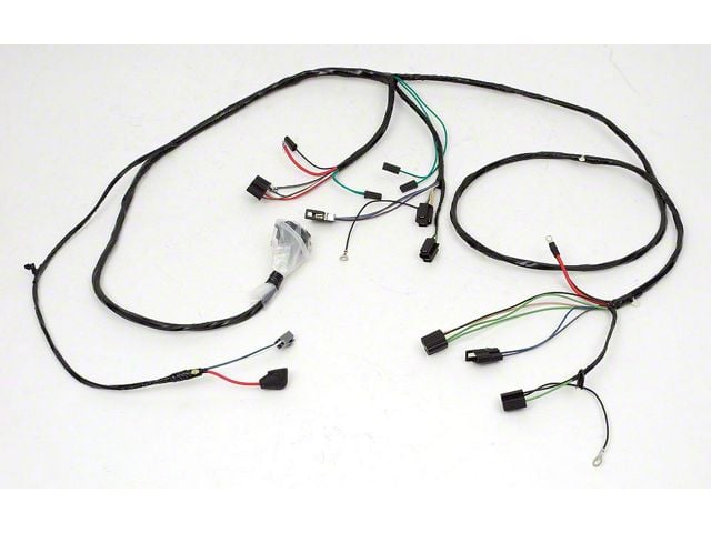 Chevelle Front Light Wiring Harness, For Cars With Factory Gauges, 1966
