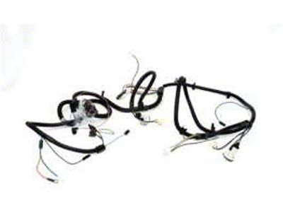 Chevelle Front Light Wiring Harness, Small Or Big Block, For Cars With Factory Gauges, 1969