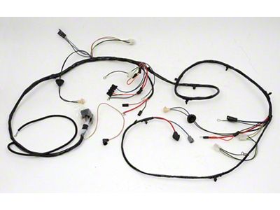 Chevelle Front Light Wiring Harness, Small Or Big Block, For Cars With Factory Gauges, 1970