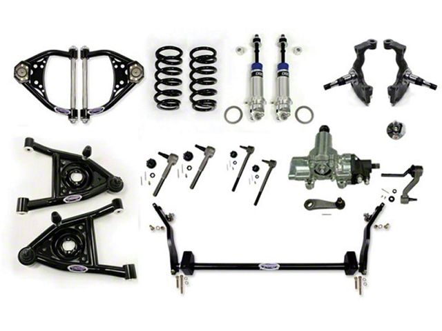 Chevelle Front Suspension, Speed Kit 3, Small Block And LS Motors, Detroit Speed DSE , 1971-1972