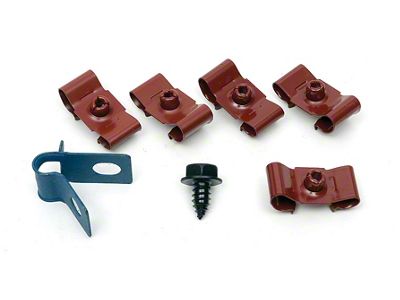 Chevelle Fuel Line Retaining Clips, Single, 5/16, For Cars Without Return Line, 1964-1967