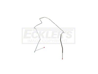 Chevelle Gas Vent Line, Front To Rear, 1/4 2-Door Coupe, 1967