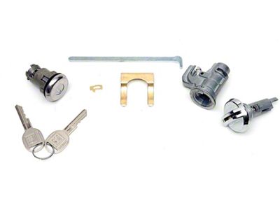 Lock Set,Glove Box & Trunk w/ Keys,70-72