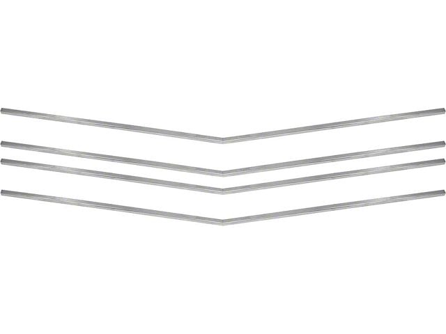 Chevelle Grille Moldings, Horizontal, 1970