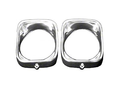 OPR Chevelle Headlight Bezels, Inner & Outer, Left, 1968