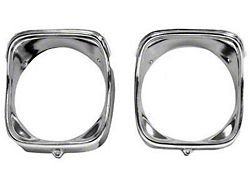 OPR Headlight Bezels, Inner & Outer, Right (1968 Chevelle)