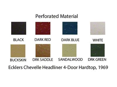 Chevelle Headliner, 4-Door Hardtop, 1969