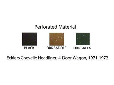 Chevelle Headliner, 4-Door Wagon, 1971-1972