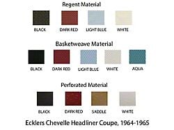 Chevelle Headliner, Deluxe Kit, 2-Door Coupe, 1964-1965