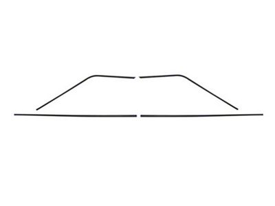 Chevelle - Headliner Rear Window Molding Kit, Wagon, 1964-1965