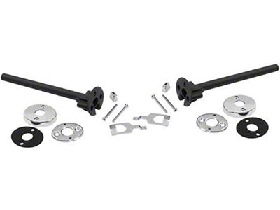Chevelle Headrest Guides, Strato Bucket Seat, 1966-1972