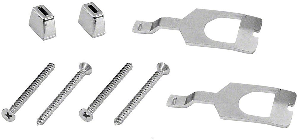 Ecklers Chevelle Headrest Guides, Strato Bucket Seat (66-67 Malibu