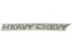 Chevelle Hood Decal, Heavy Chevy, Black, 1971-1972