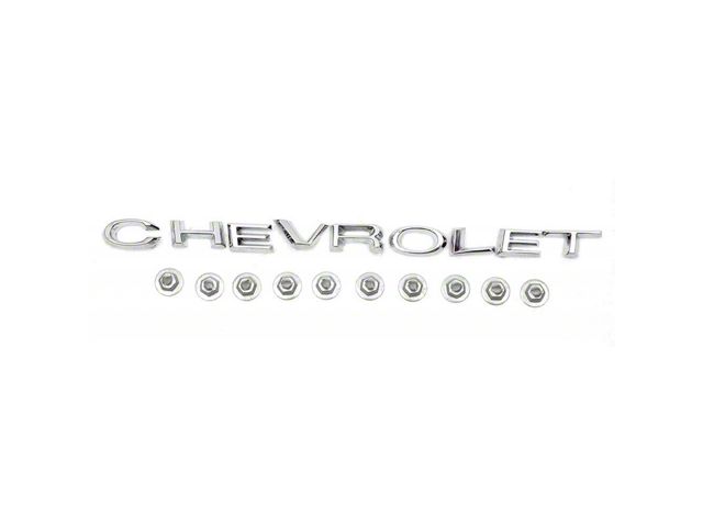 Chevelle Hood Emblem, Chevrolet, 1965