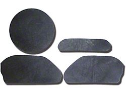Chevelle Hood Insulation Pads, 1964