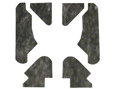 Chevelle Hood Insulation Pads, For Non-Functional Cowl Hood, 1970-1972