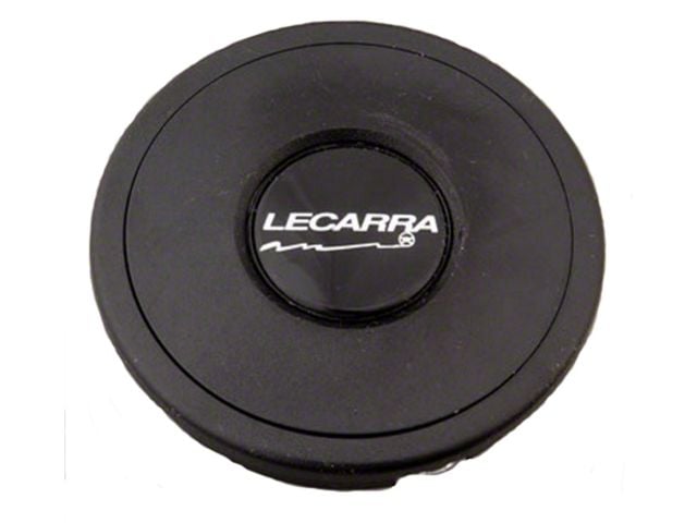 Chevelle Horn Button, Lecarra, Black Plastic, Double Contact 1964-83